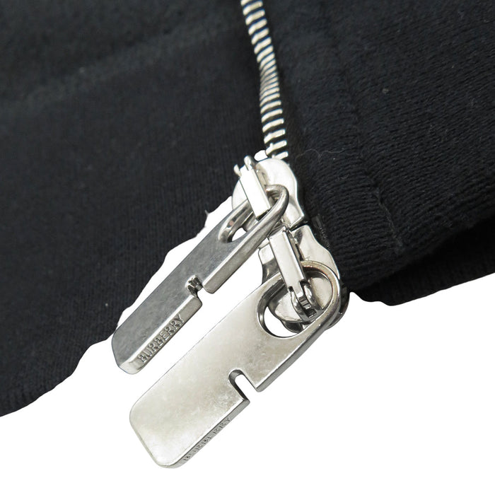 BURBERRY
Sweat-shirt en coton à double fermeture éclair
Veste à capuche zippée avec logo au dos