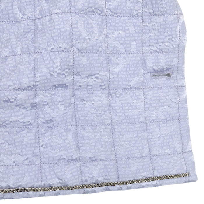 CHANEL LOOK19 COCO CC Coco Button Rhinestone Coco Mark Tweed Wool Jacket