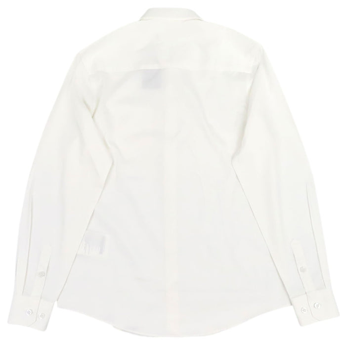 PRADA 
三角プレート コットン 
トライアングルロゴ カラー ポプリンシャツ