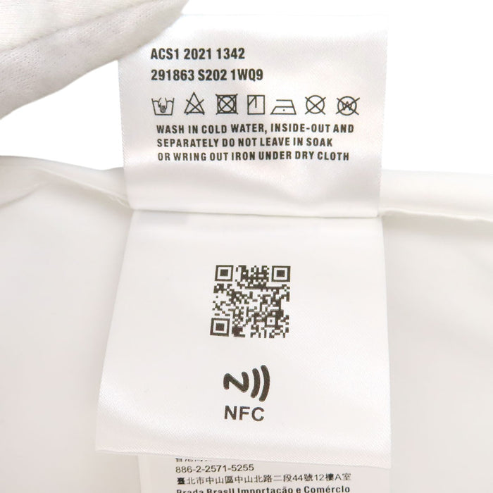 PRADA  
Triangle Plate Cotton  
Triangle Logo Color Poplin Shirt
