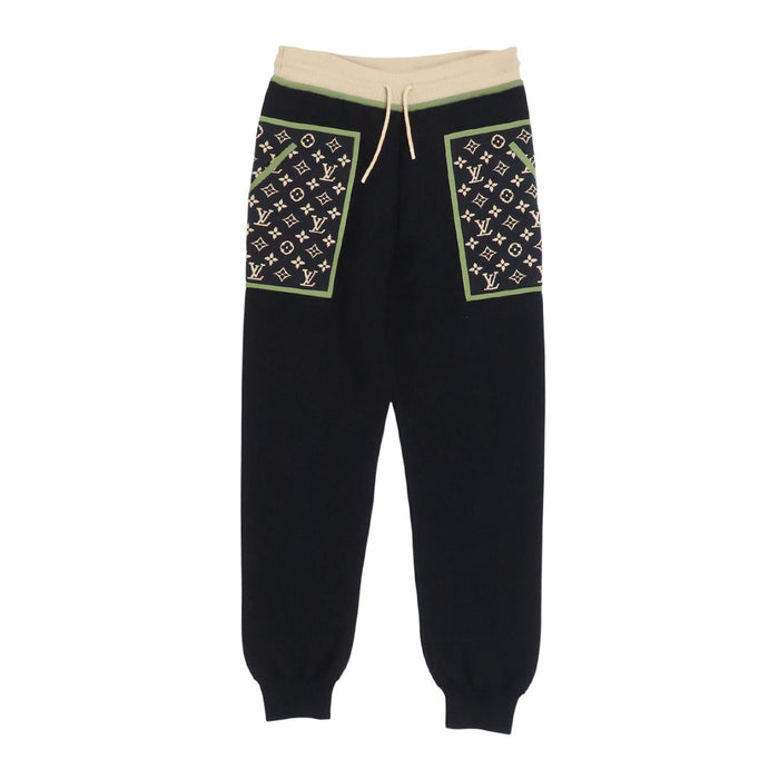 LOUIS VUITTON 
LV ロゴ ウール混 ナイロン混 RW231W LN6 FOKP05 
モノグラム ニット パンツ