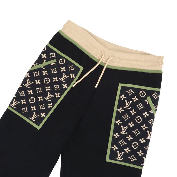 LOUIS VUITTON 
LV ロゴ ウール混 ナイロン混 RW231W LN6 FOKP05 
モノグラム ニット パンツ