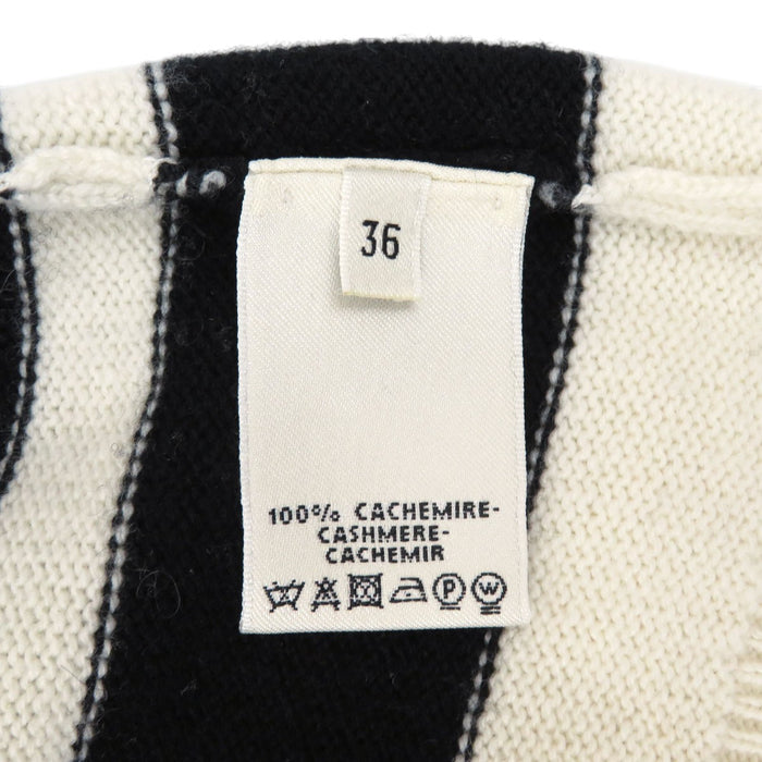 HERMES  
H Logo Charm Bicolor  
Cashmere Knit