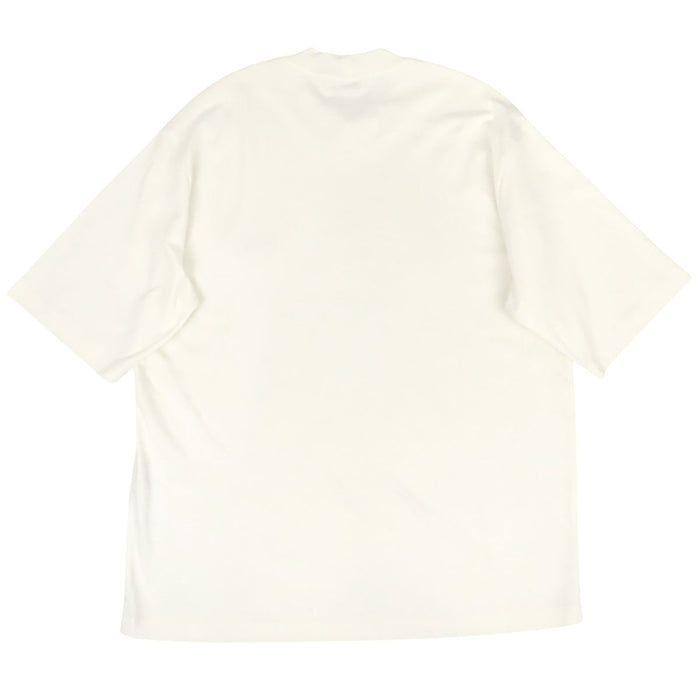 Salvatore Ferragamo 
クルーネック コットン混 シルク混 
ロゴ 半袖 Tシャツ