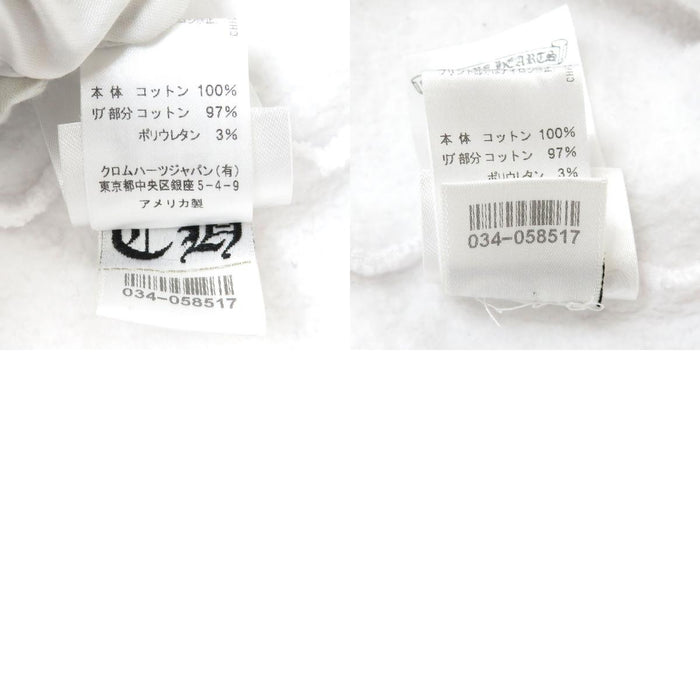 CHROME HEARTS  
CH Floral Cross Scroll Label  
Sleeve Floral Horseshoe Print Sweatshirt Trainer