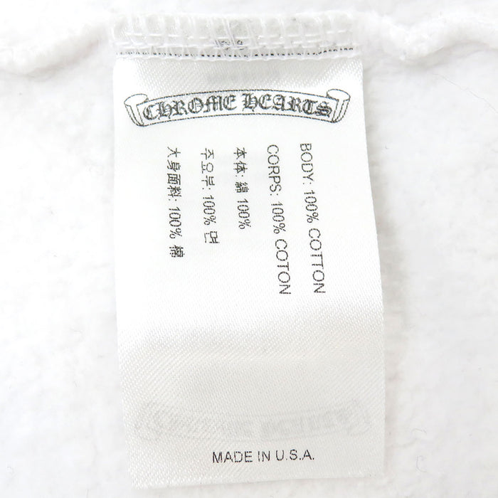CHROME HEARTS  
CH 花卉十字滚动标签  
袖部花卉马蹄印花卫衣