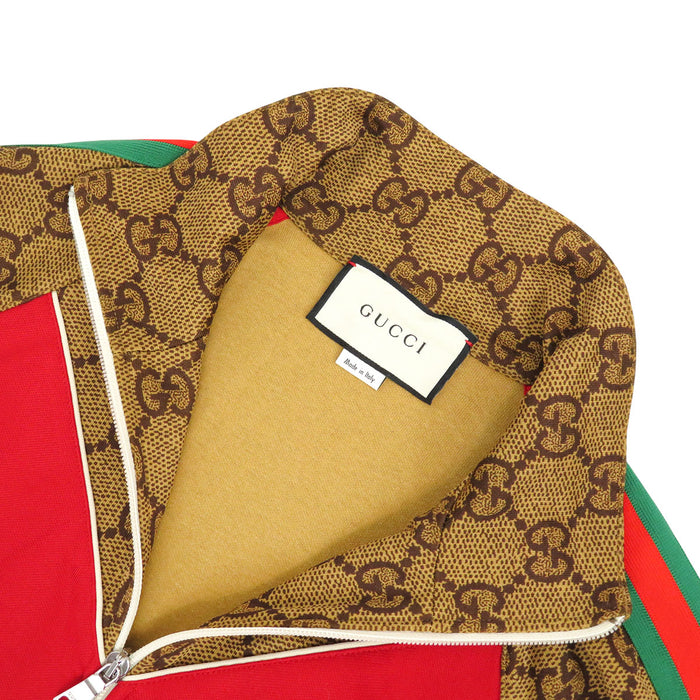 GUCCI  
Motif intégral  
Ensemble en jersey technique imprimé GG  
Ligne Sheher