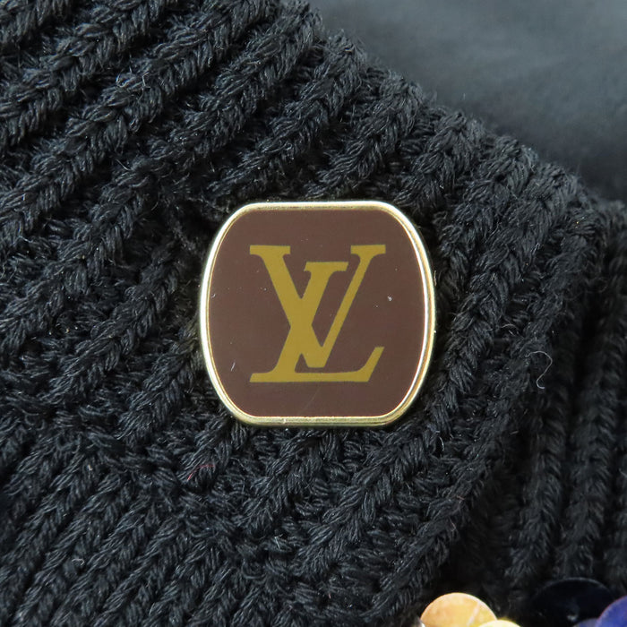 LOUIS VUITTON  
Gilet en laine à paillettes multicolores LV ZIGZAG