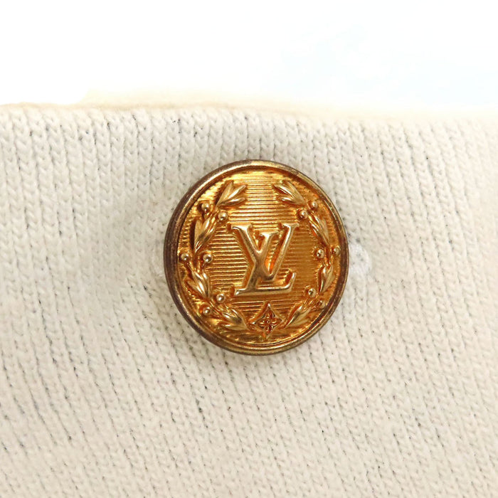 LOUIS VUITTON 
LV ロゴボタン 
シグネチャー チャンキー ストライプ ニット