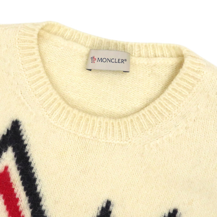 MONCLER  
大标志针织 尼龙 羊毛 羊驼毛  
圆领针织毛衣