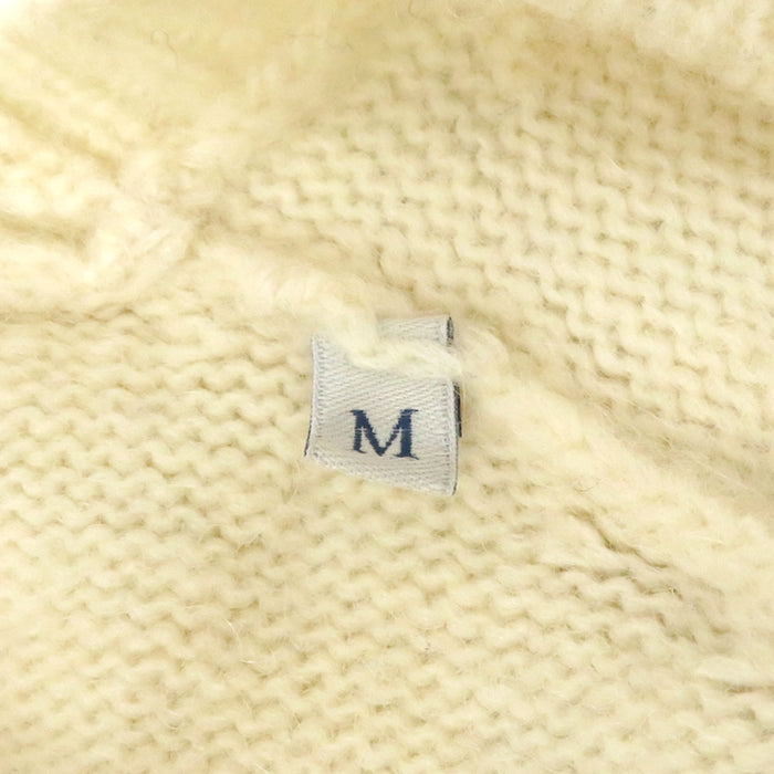 MONCLER  
Pull col rond en maille avec grand logo, nylon, laine, alpaga
