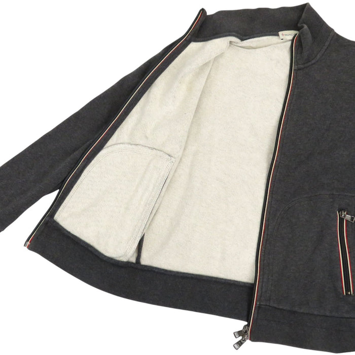 MONCLER 
ワッペン フーディ ダブルジップ スウェット 
MAGLIA CARDIGAN マグリア ジップアップ パーカー