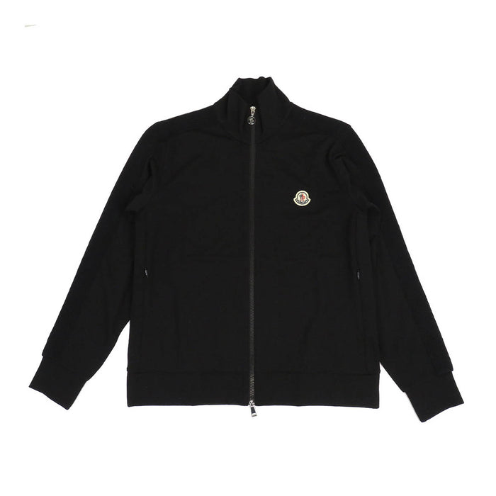 MONCLER  
24SS écusson tricot ligne latérale  
veste de survêtement à fermeture éclair ouverte