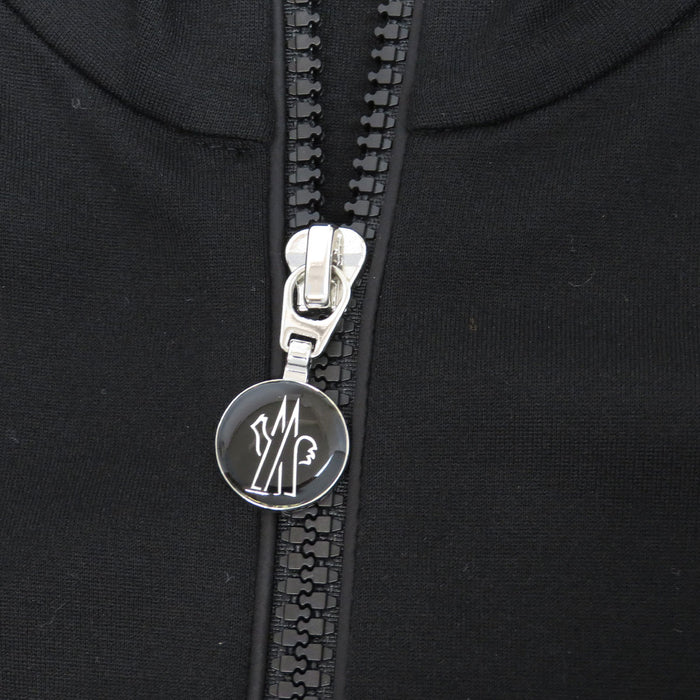 MONCLER  
24SS écusson tricot ligne latérale  
veste de survêtement à fermeture éclair ouverte