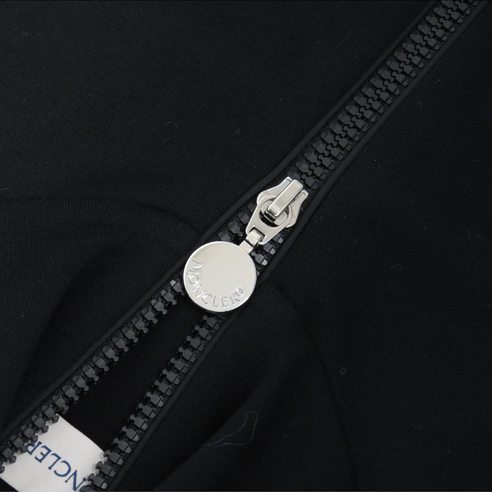 MONCLER  
24SS écusson tricot ligne latérale  
veste de survêtement à fermeture éclair ouverte