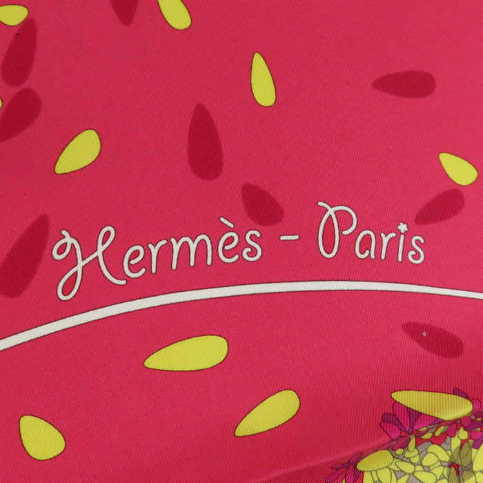 HERMES 
スカーフ 大判 シルク 
カレ 90 OFFRANDES D'UN JOUR 花の捧げ物