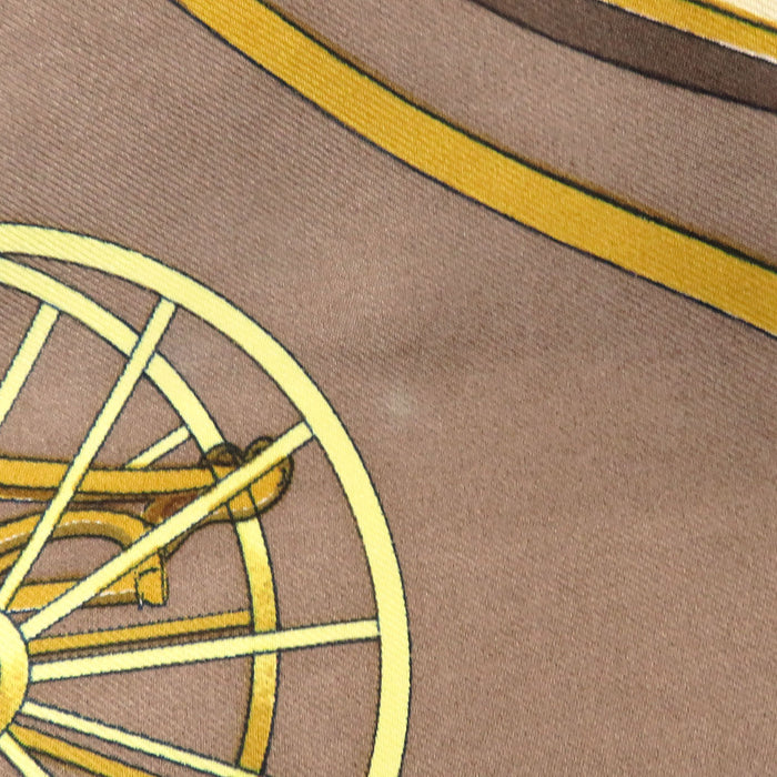 HERMES 
Silk Large 
Carré 90 CARROSSIER Carriage Scarf
