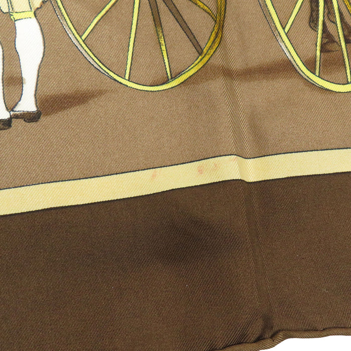 HERMES 
Seta grande formato 
Carré 90 CARROSSIER foulard carrozza