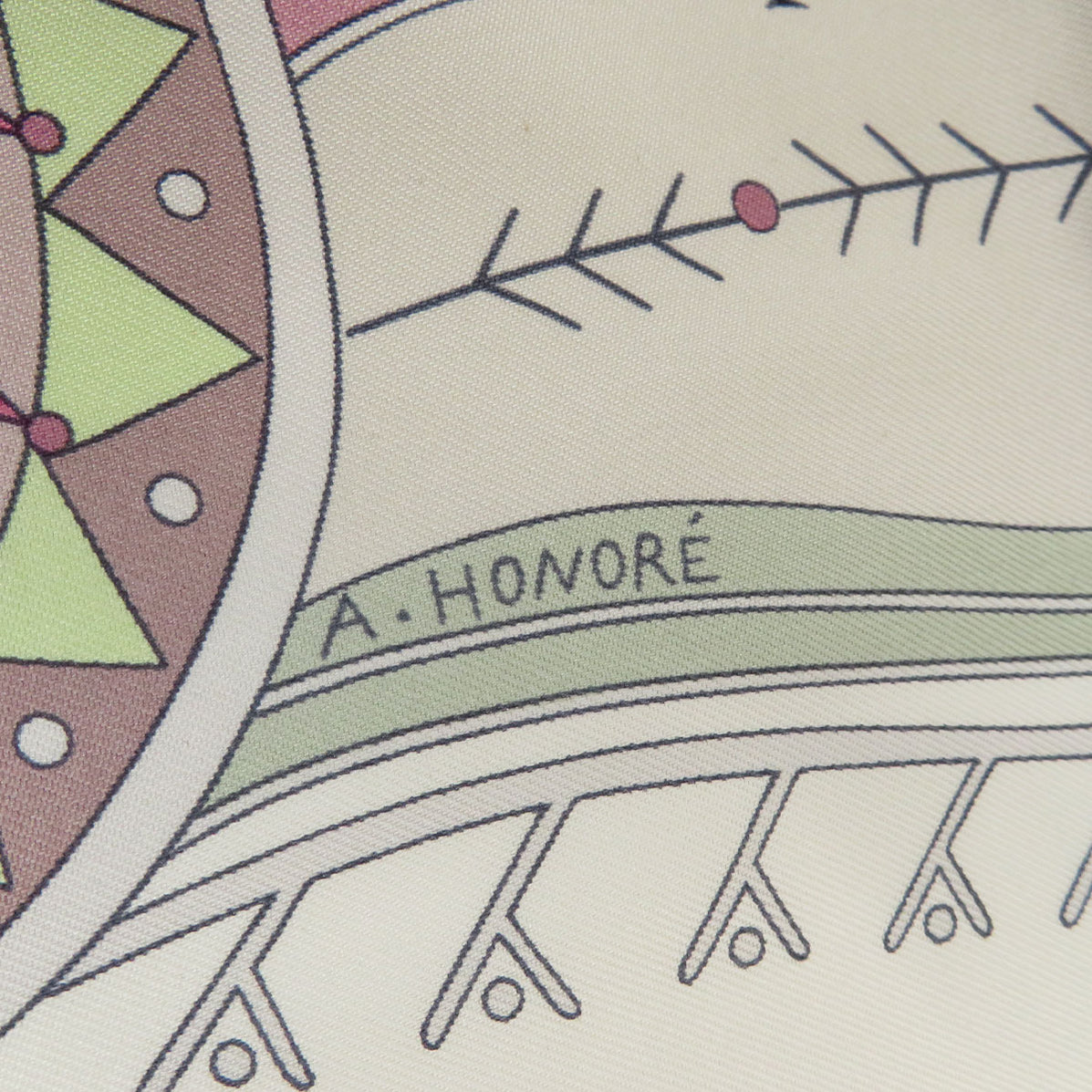 HERMES Large Silk Scarf Carré 90 LA VIE DU GRAND NORD The Great Life o ...