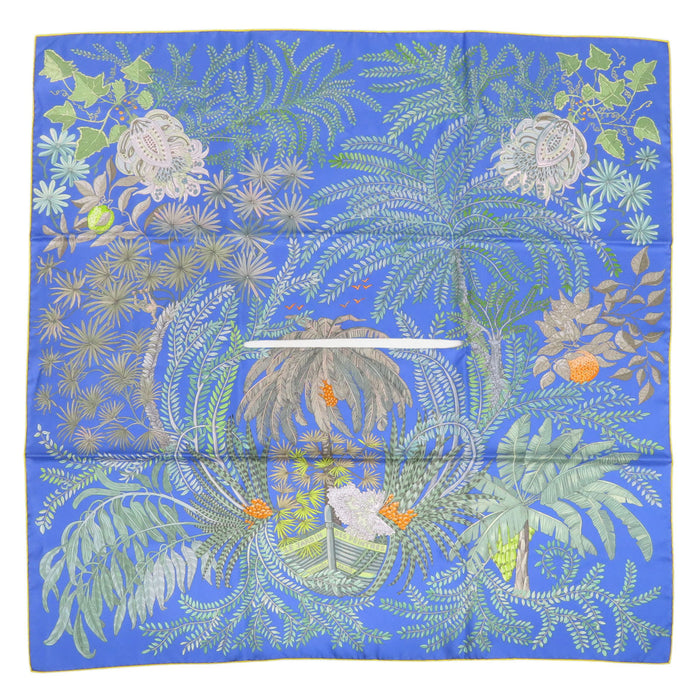 HERMES 
画家たちの庭 スカーフ シルク 大判 
カレ ドサール ダブルフェイス Le Jardin de Peintres ポン