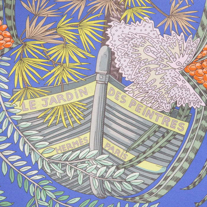 HERMES 
画家たちの庭 スカーフ シルク 大判 
カレ ドサール ダブルフェイス Le Jardin de Peintres ポン