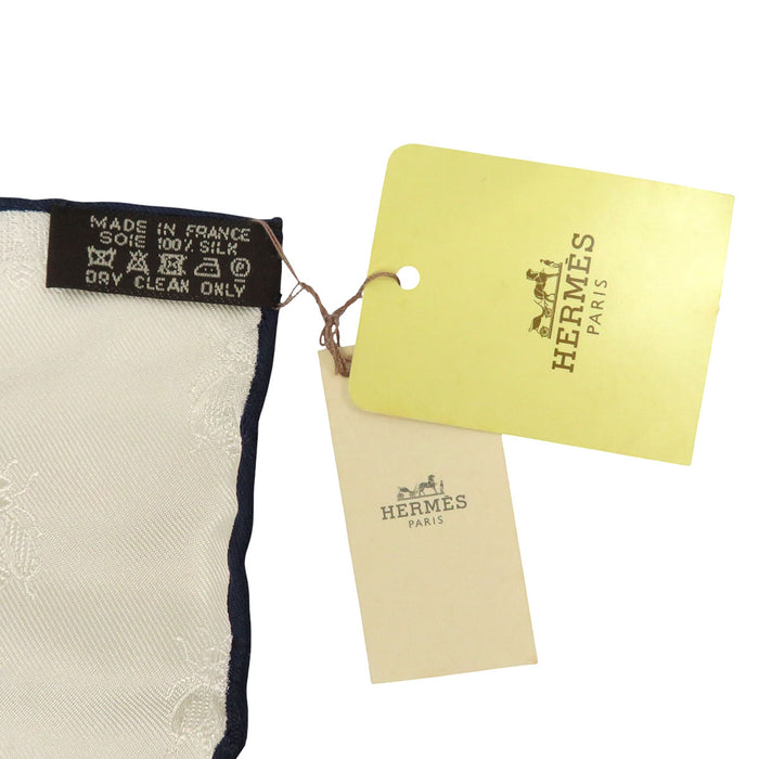 HERMES  
Brides de Gala Tattoo Age Ceremonial Horse Collar Scarf Large Silk Bee  
Carré 90 Abeilles Brides de Gala Tattoo