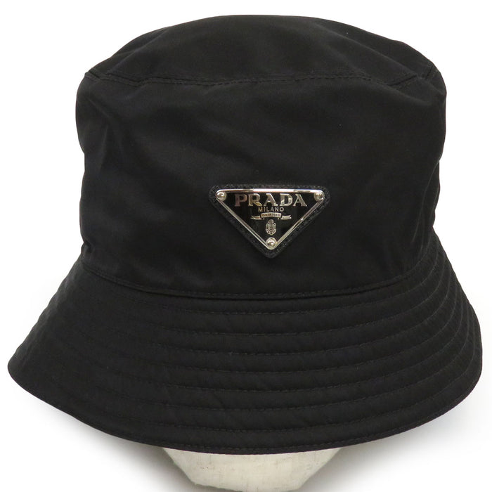 PRADA Triangle Logo Re-Nylon Bucket Hat