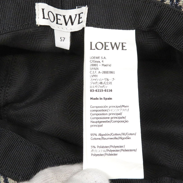 LOEWE  
标志 全图案 棉质 皮革  
字母组合 水桶帽