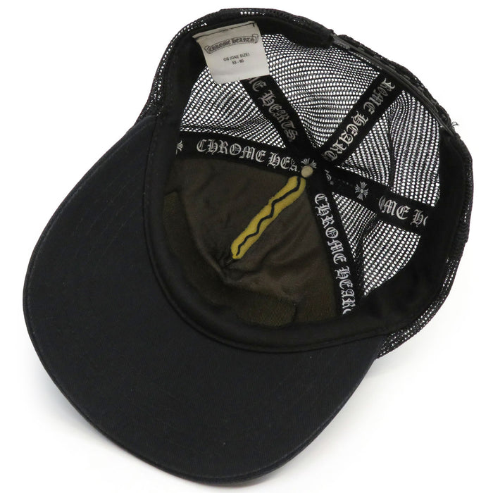 CHROME HEARTS  
贴布网眼 CH十字 十字球 棉质  
CH 标志 刺绣 追踪帽