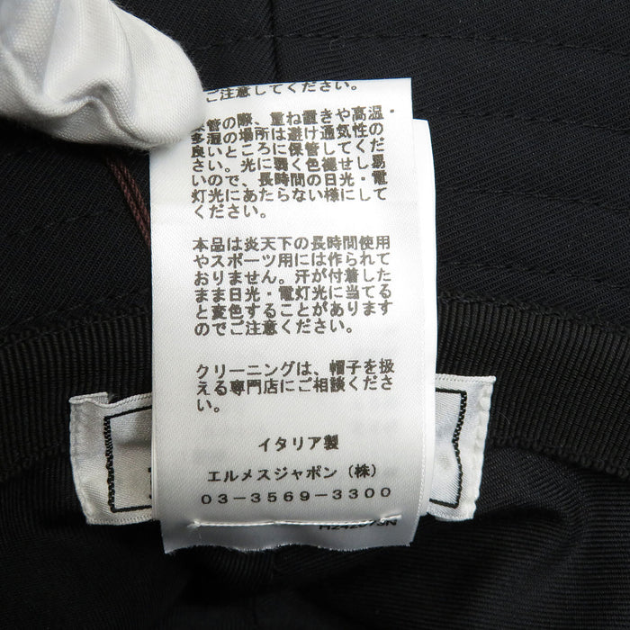 HERMES 
ワッペン コットン 
フレッド パンクH バケットハット