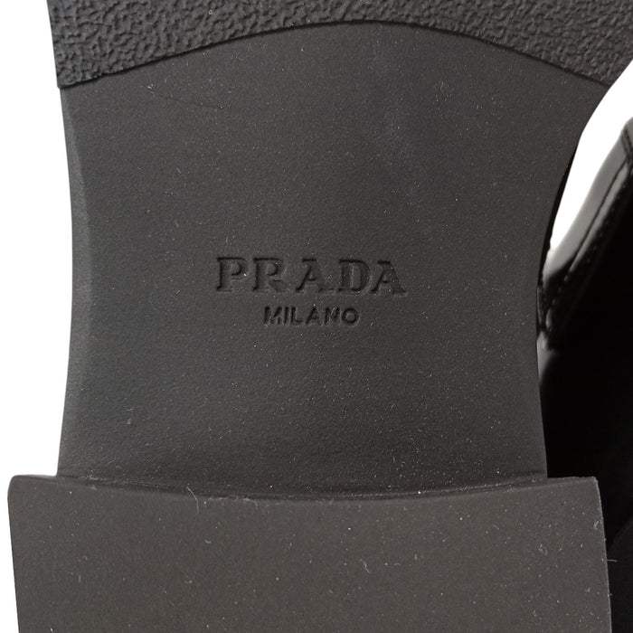 PRADA  
三角标志 1D246M  
巧克力色拉丝皮乐福鞋
