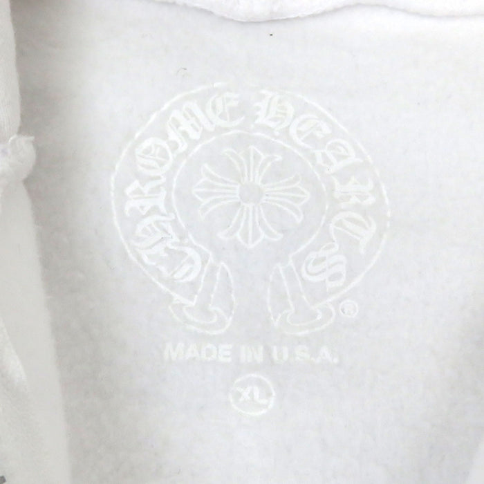 CHROME HEARTS  
CH Sleeve Logo Dagger Zip Sweatshirt Cotton Fleece-Lined  
Scroll Label Print Zip-Up Hoodie