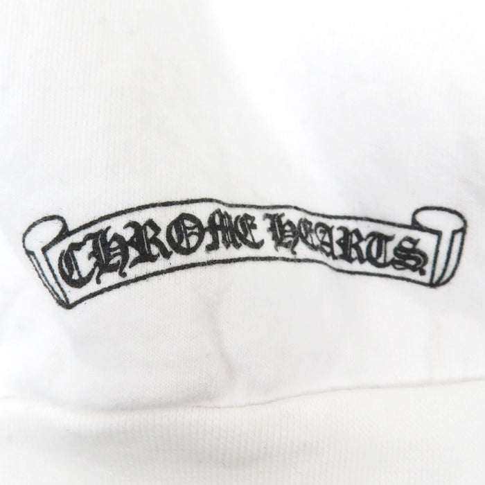 CHROME HEARTS  
CH Sleeve Logo Dagger Zip Sweatshirt Cotton Fleece-Lined  
Scroll Label Print Zip-Up Hoodie