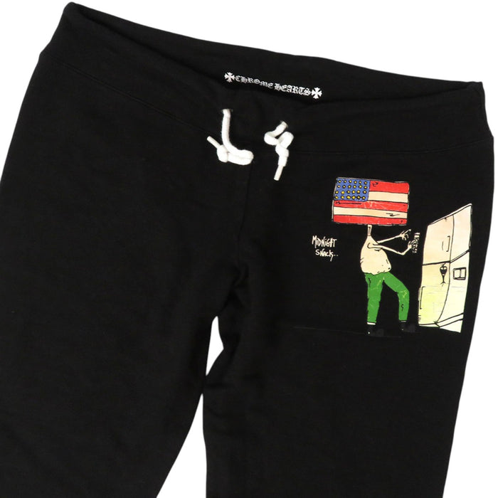 CHROME HEARTS 
Matty Boy CH Logo 
MATTY BOY Collaboration MIDNIGHT SNACK Sweatpants