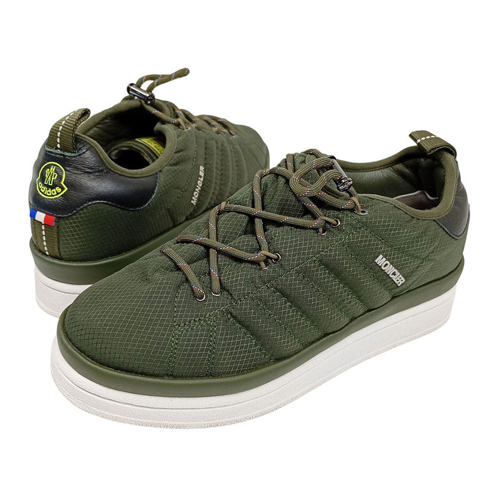 MONCLER  
adidas × MONCLER CAMPUS logo IE5190 cordon de serrage  
Collaboration adidas Originals Campus baskets