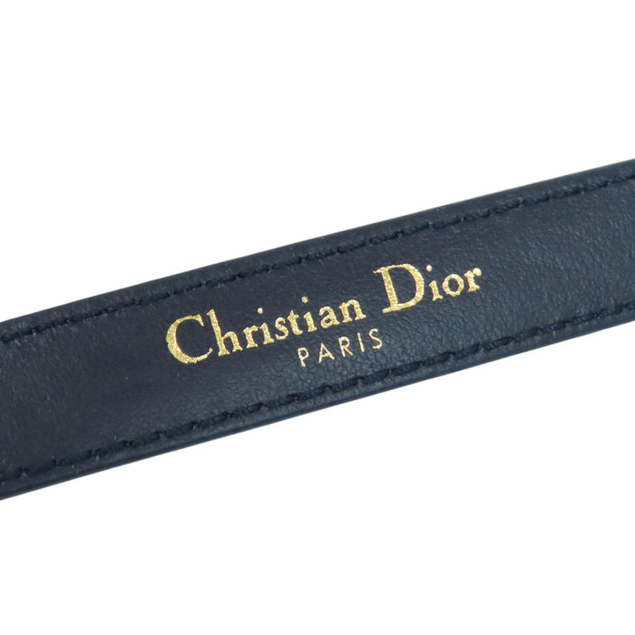 Dior 
ロゴ バックル 総柄 レザー ゴールドカラーメタル 
アイラブパリ ハート ベルト