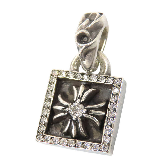 CHROME HEARTS 
FRAMED CH PLUS P D シルバー 1998年刻印 
フレームド CHプラス パヴェ ダイヤ トップ