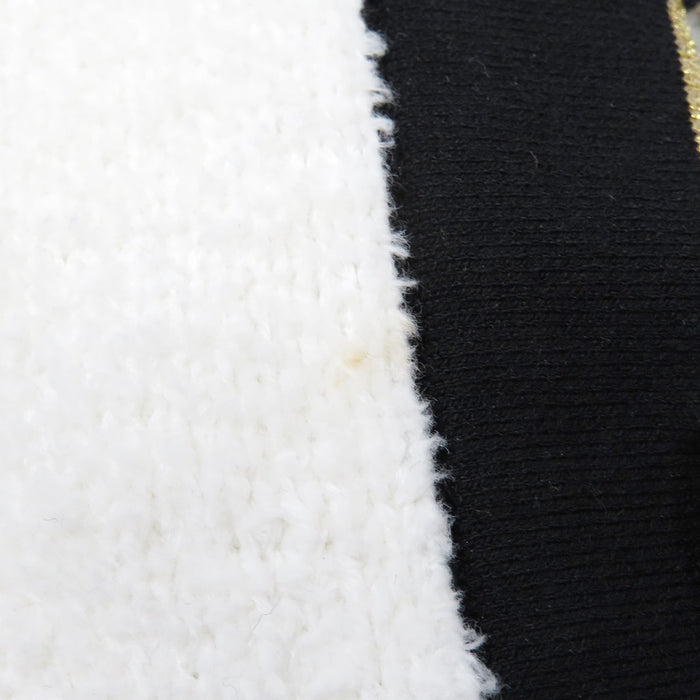 CHANEL  
COCO CC Bouton bicolore métal couleur or  
Robe en coton avec logo Coco