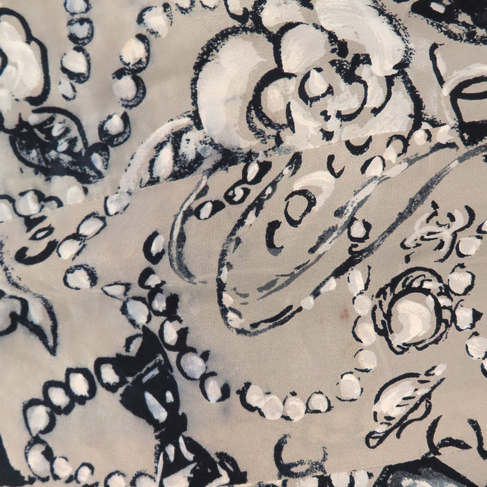 CHANEL 
COCO CC 93SS 裏地ロゴ ゴールドカラー金具 
93P ココマーク チェーン ツイード ジャケット