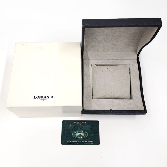 LONGINES 
Opposition 
Avec boîte