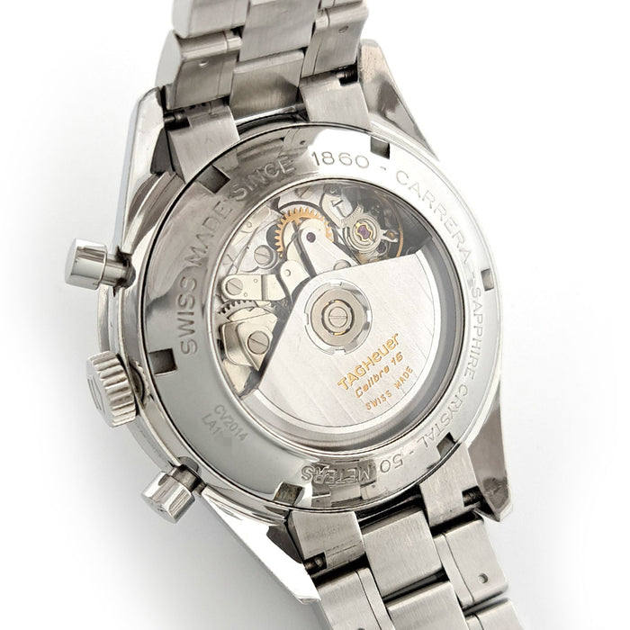 TAG HEUER 
カレラ クロノグラフ タキメーター レーシング 
箱ギャラ付