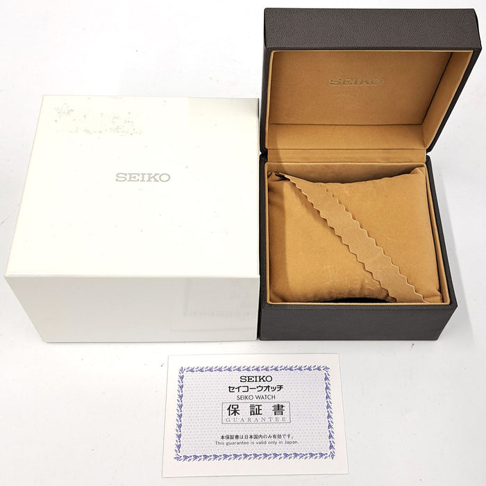 SEIKO 
Presage 
Box with Guarantee