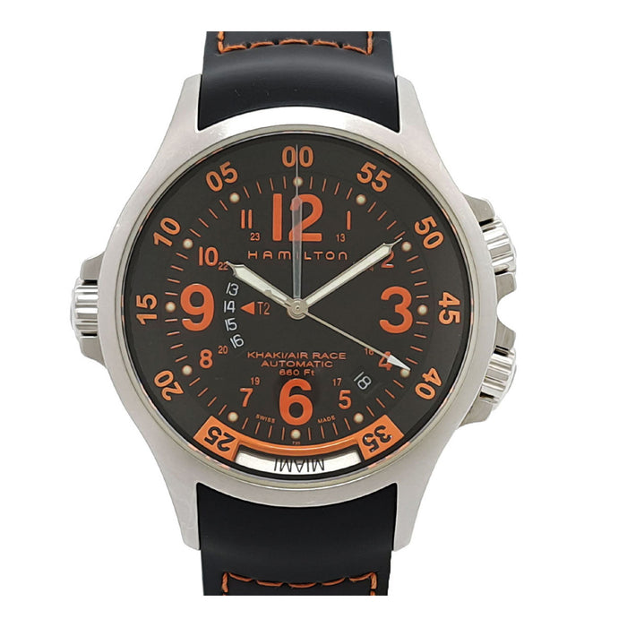 HAMILTON 
カーキ GMT エアレース 
箱ギャラ付