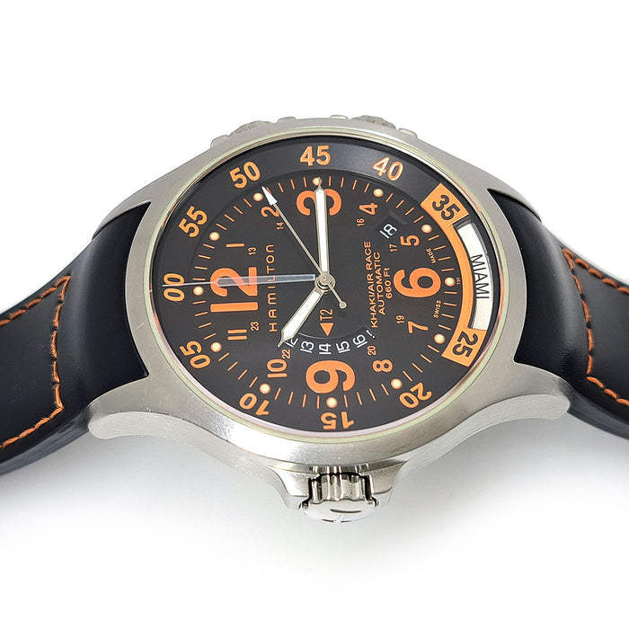 HAMILTON 
カーキ GMT エアレース 
箱ギャラ付