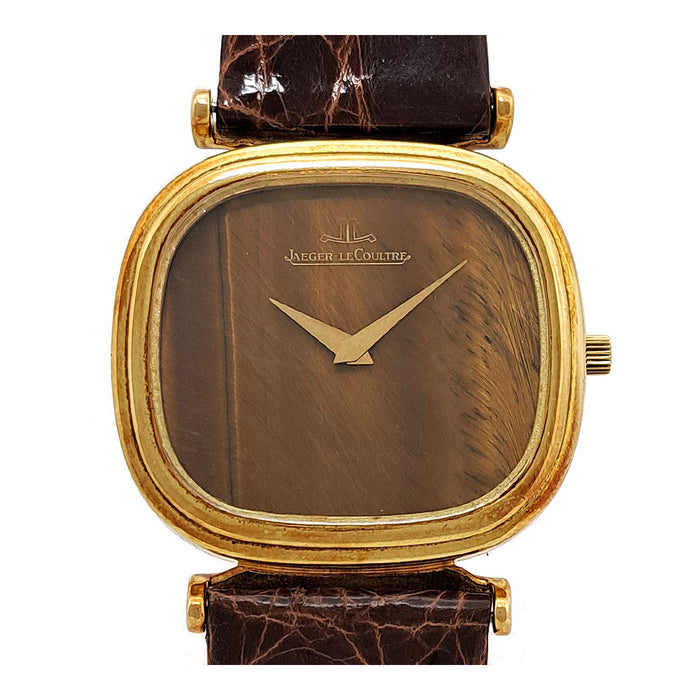 JAEGER-LECOULTRE 
Boîtier coussin cadran œil de tigre cal.818/3