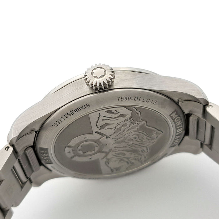 MONTBLANC 
1858 オートマティック デイト ゼロ オキシジェン 
箱ギャラ付