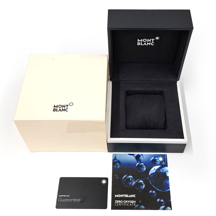 MONTBLANC 
1858 オートマティック デイト ゼロ オキシジェン 
箱ギャラ付