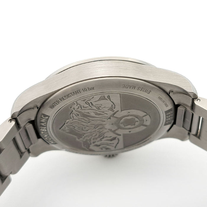 MONTBLANC 
1858 オートマティック デイト ゼロ オキシジェン 
箱ギャラ付