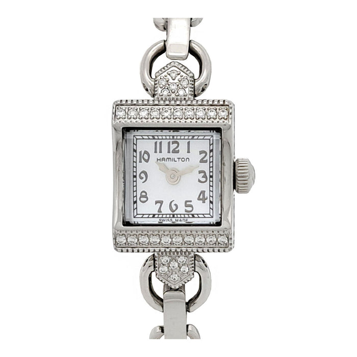 HAMILTON 
Vintage Diamond Bezel 
With Box