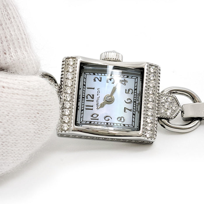 HAMILTON 
Vintage Diamond Bezel 
With Box
